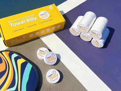 Towelbilly 便攜式壓縮毛巾25入 30*80cm1