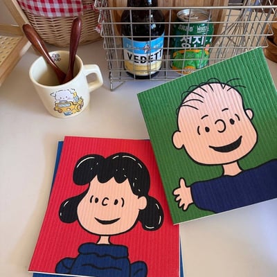 長壽狗狗木漿棉抹布＋洗碗海綿組4