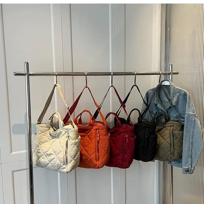 時尚通勤斜挎手提托特包8