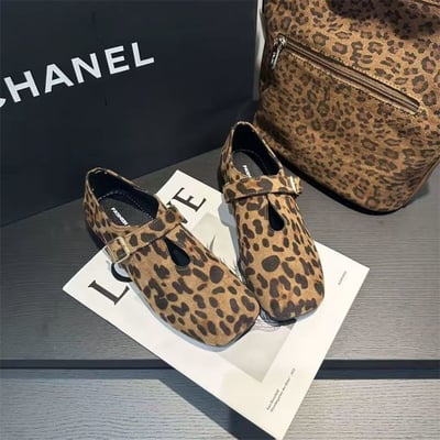 法式復古瑪麗珍鞋  方頭氣質豆豆鞋2