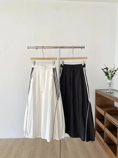 美式新款高腰A字半身裙7