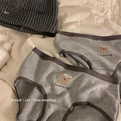 秋冬新款日系狗狗中腰內褲 柔軟親膚可愛卡通印花抗菌三角褲2