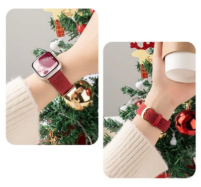 華夫格絨面簡約氛圍感Apple watch錶帶9