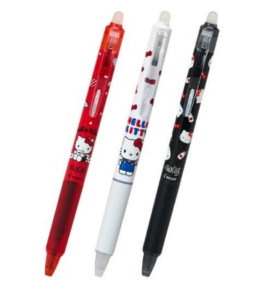 日本三麗鷗按壓式可擦筆 3入組4