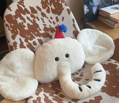 療癒感滿滿 INS風象寶寶靠墊靠枕2