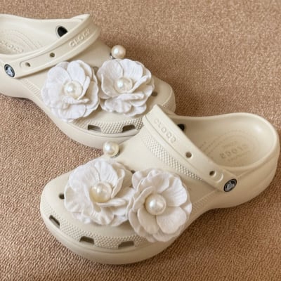 山茶花鞋扣系列6入1