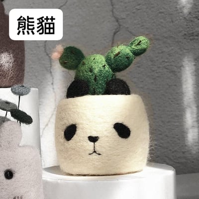 迷你可愛DIY 多肉動物羊毛氈戳戳樂12