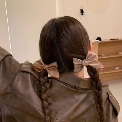 美拉德氣質蝴蝶結側邊夾5