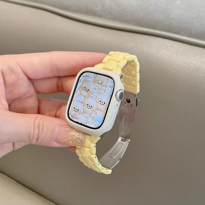 樹酯系列 繽紛色Apple watch錶帶11