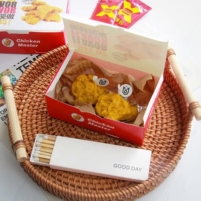 迷你啤酒炸雞蠟燭套裝4