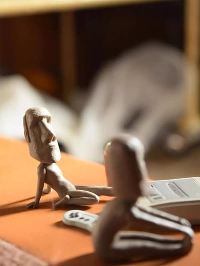 日系盲盒系列 伸展中的摩艾第二彈六件組合3