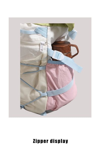 超輕量設計 森系配色機能後背包10