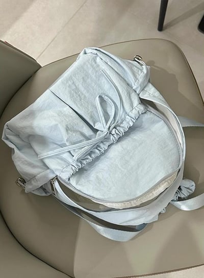 韓國小眾設計尼龍雙肩包14