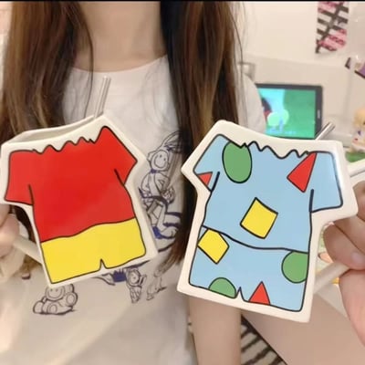 情侶專用蠟筆小新衣服水杯   睡衣款 現貨2