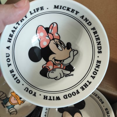 卡通明星好友 陶瓷飯碗4入禮盒組6