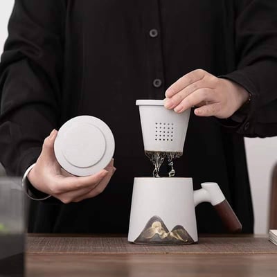 可刻字專屬訂製 江山手工系列陶瓷茶杯組5