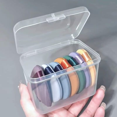 超彈力不吃粉乾濕兩用多彩 7入氣墊粉撲組2