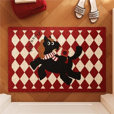 馬上好運到 馬年限定入戶圈絲地墊4