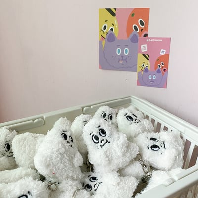 鑰匙圈｜毛絨絨小鬼頭1