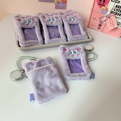 雪莉熊｜毛絨絨卡套（紫色/粉色/黑色）5
