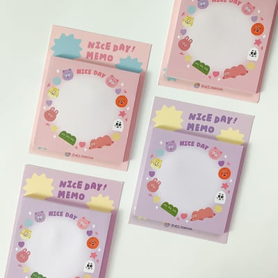 煎妮花NICE DAY MEMO（紫色 / 粉色）1