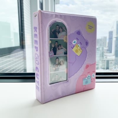 煎妮花拍貼收納本｜雪莉熊相機款4