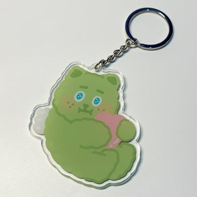 壓克力吊飾｜愛神雪莉熊（6色）6