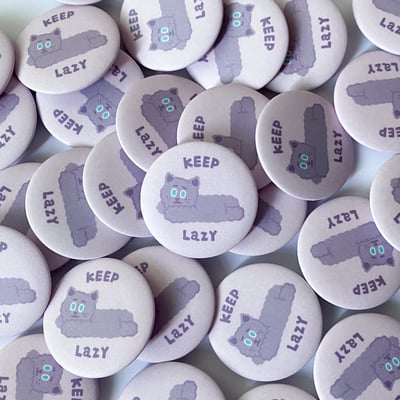 霧面徽章 | 紫色雪莉熊1