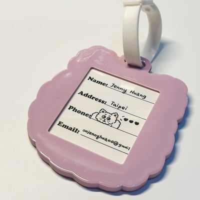 雪莉熊行李吊牌（QUEEN SHOP聯名款）3