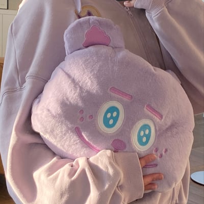 雙面表情雪莉熊抱枕6