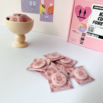 霧面徽章 | 兔仔子2