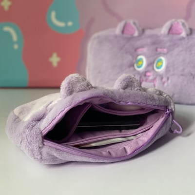 毛絨絨雪莉熊旅行收納包2