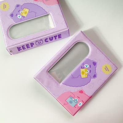 煎妮花拍貼收納本｜雪莉熊相機款5