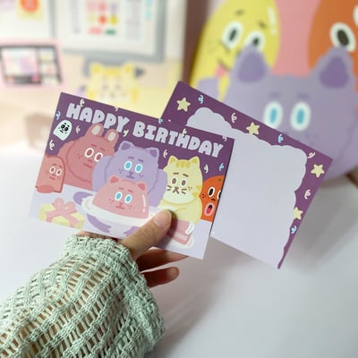 明信片｜煎妮花怪可愛宇宙（六款）6