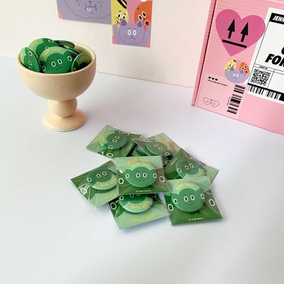 霧面徽章 | 小豆仔2