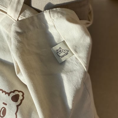 KEEP LAZY 雪莉熊慵懶帆布袋3