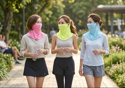 【SWANKY】 QMAX 冰感降溫巾 買就送抗UV透光美肌面罩3