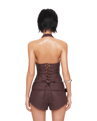 VIERY ROSSO VERMOUTH 兩件式套裝 棕色4