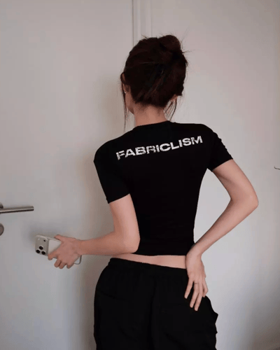 FABRICLISM LOGO字樣修身上衣5