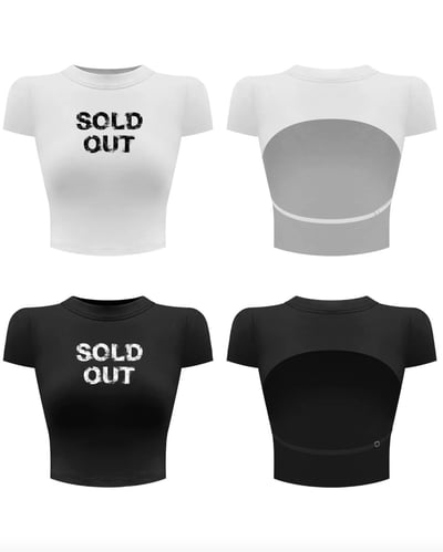 KILL SYSTEM SOLD OUT 露背短版上衣10