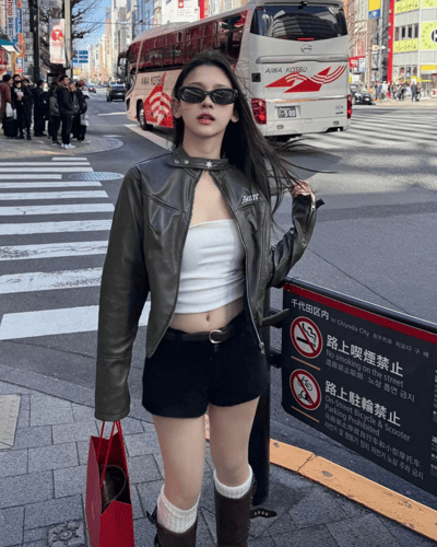 ISME 兩穿皮革外套4