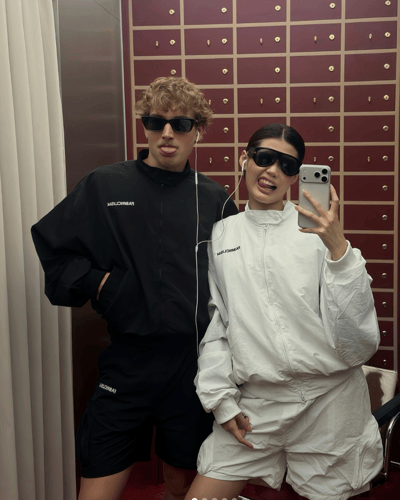 FABRICLISM BOXY 條紋內襯外套1