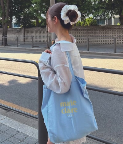 Marie Claire 經典LOGO棉布包 12colors2