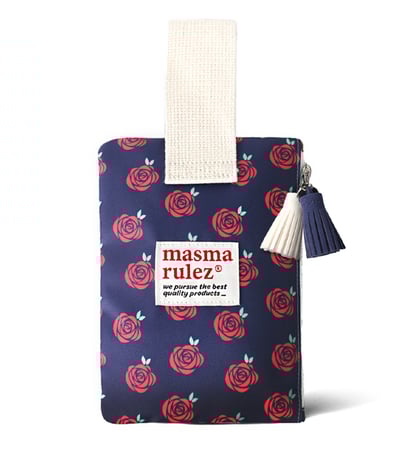 Masmarulezღ  (大) 防水材質花系列化妝包3