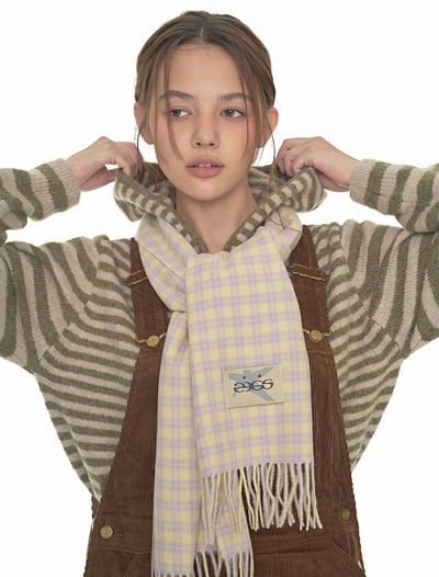 [1+1 ] 23.65含羊毛圍巾14colors13