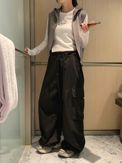 賣這價錢太便宜會被罵 超好看大口袋工裝褲 3colors5