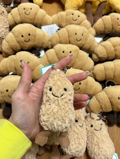 Jellycat 熱賣吊飾 可頌/烏雲/花生☁8