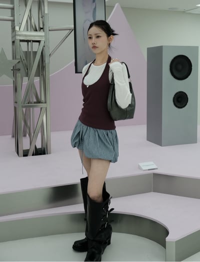 經典百搭掛脖背心 2colors2