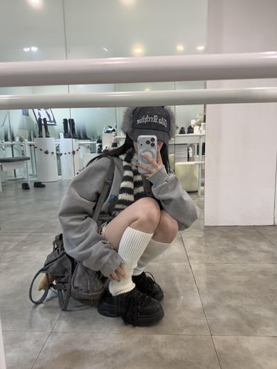 Gilaarchive FAUX FUR HOTFIX LOGO EARFLAP CAP8