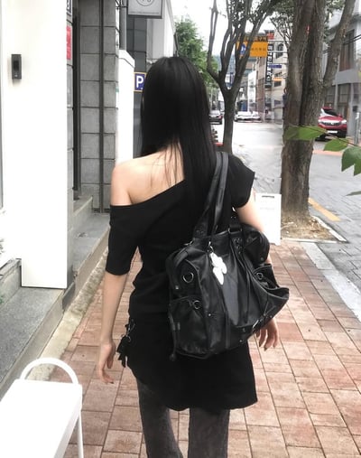 FancyClub ღ 闆娘勸敗款水洗機車騎士包 4colors11